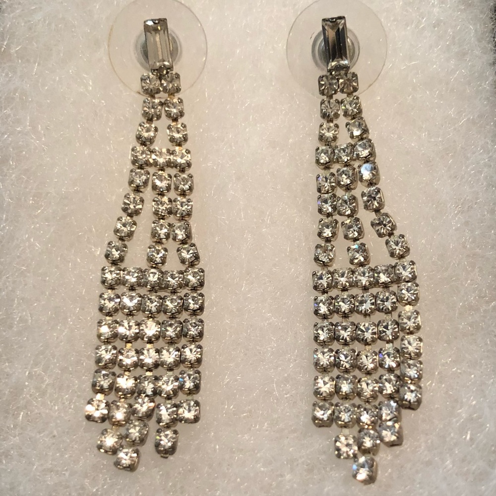 Costume diamond earrings